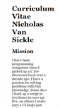 Mobile Screenshot of nickvansickle.com